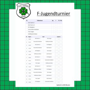 🍀⚽️ Hallenturnier am Samstag in der Kiesberghalle