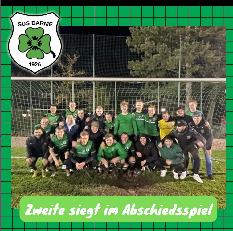 🍀⚽️ Zweite siegt im Abschiedsspiel