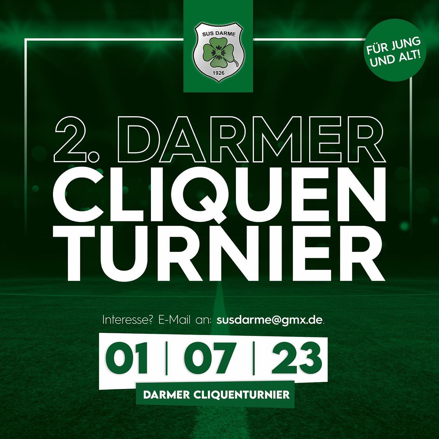 🍀⚽️ Am Samstag, den 01.07.2023, ist es endlich wieder so weit: