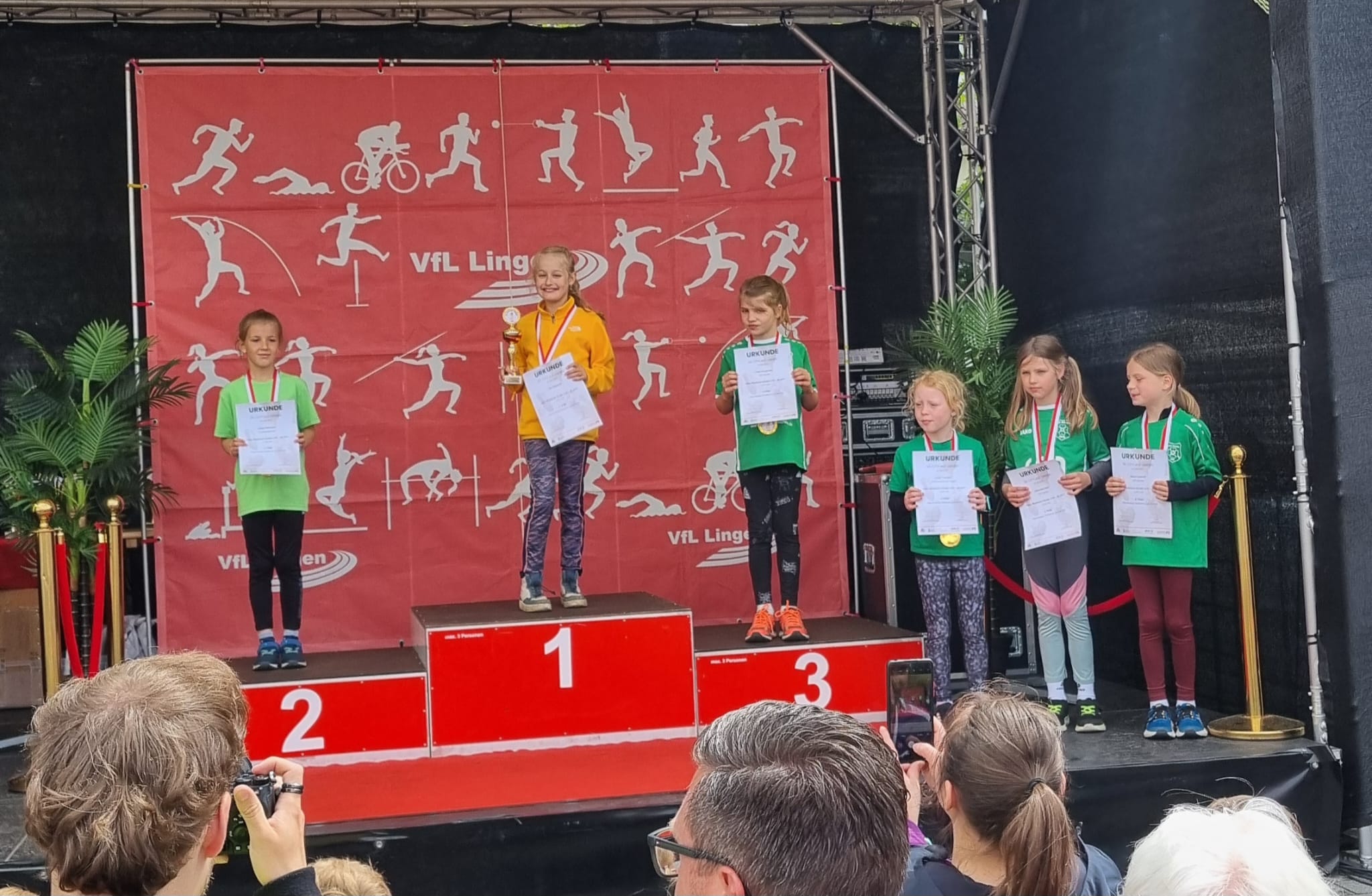 Starke Beteiligung der Darmer Kinder beim Citylauf in Lingen