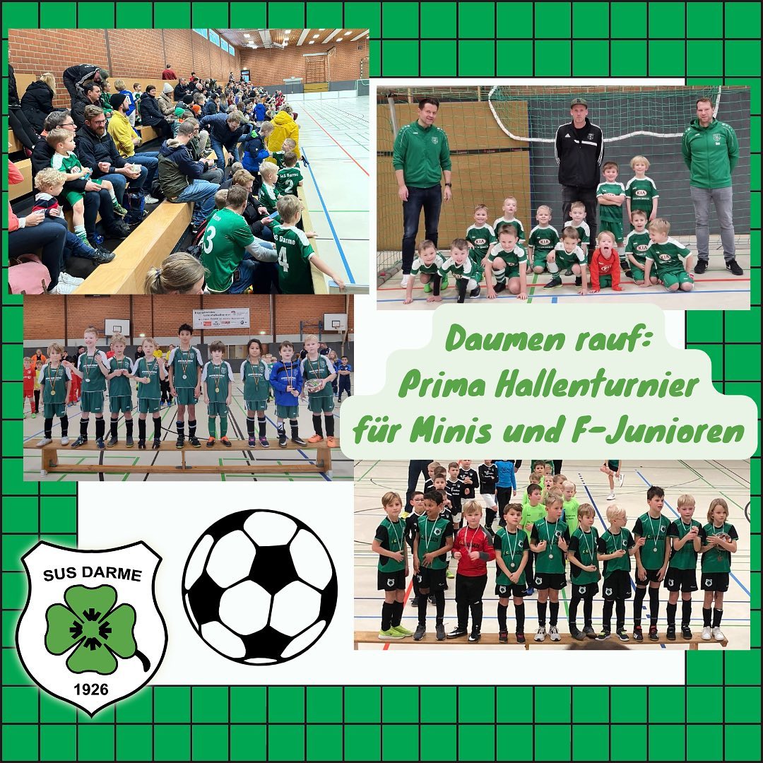 🍀⚽️ Turnier für Minikicker und F-Junioren ein voller Erfolg
