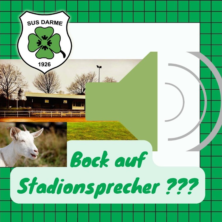 Stadionsprecher beim SuS Darme