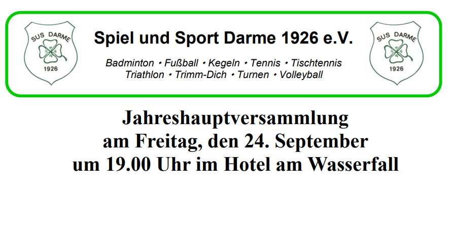 🍀Tagesordnung JHV 2021🍀